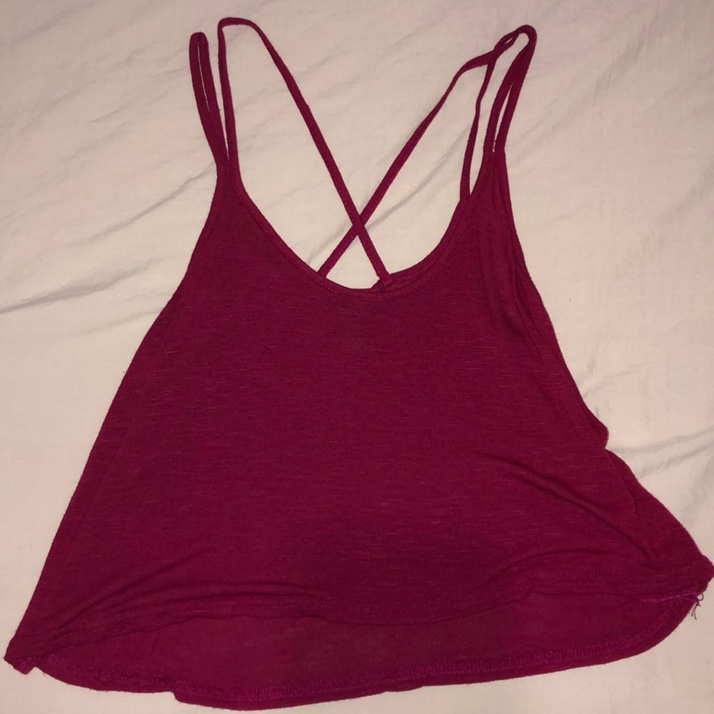 Raspberry Crop Top